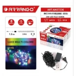 Χριστουγεννιάτικα Λαμπάκια 200LED RGB 15.5m IP20 με Πράσινο Καλώδιο και Πρόγραμμα AN57236 ARRANGO